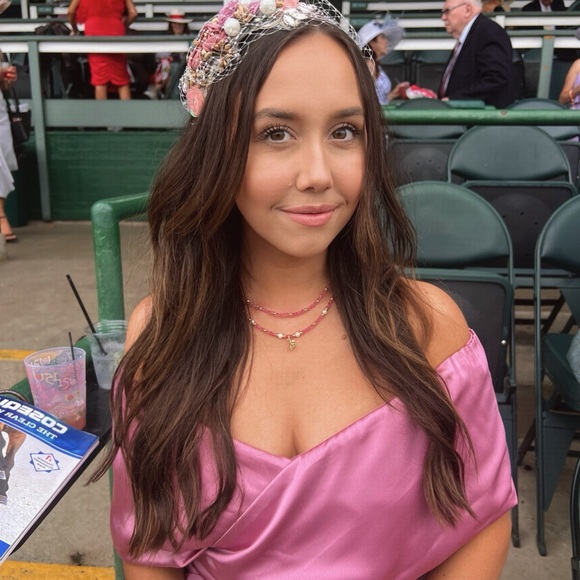 Mauve Silk Dress 🎀 - Picture 5 of 5